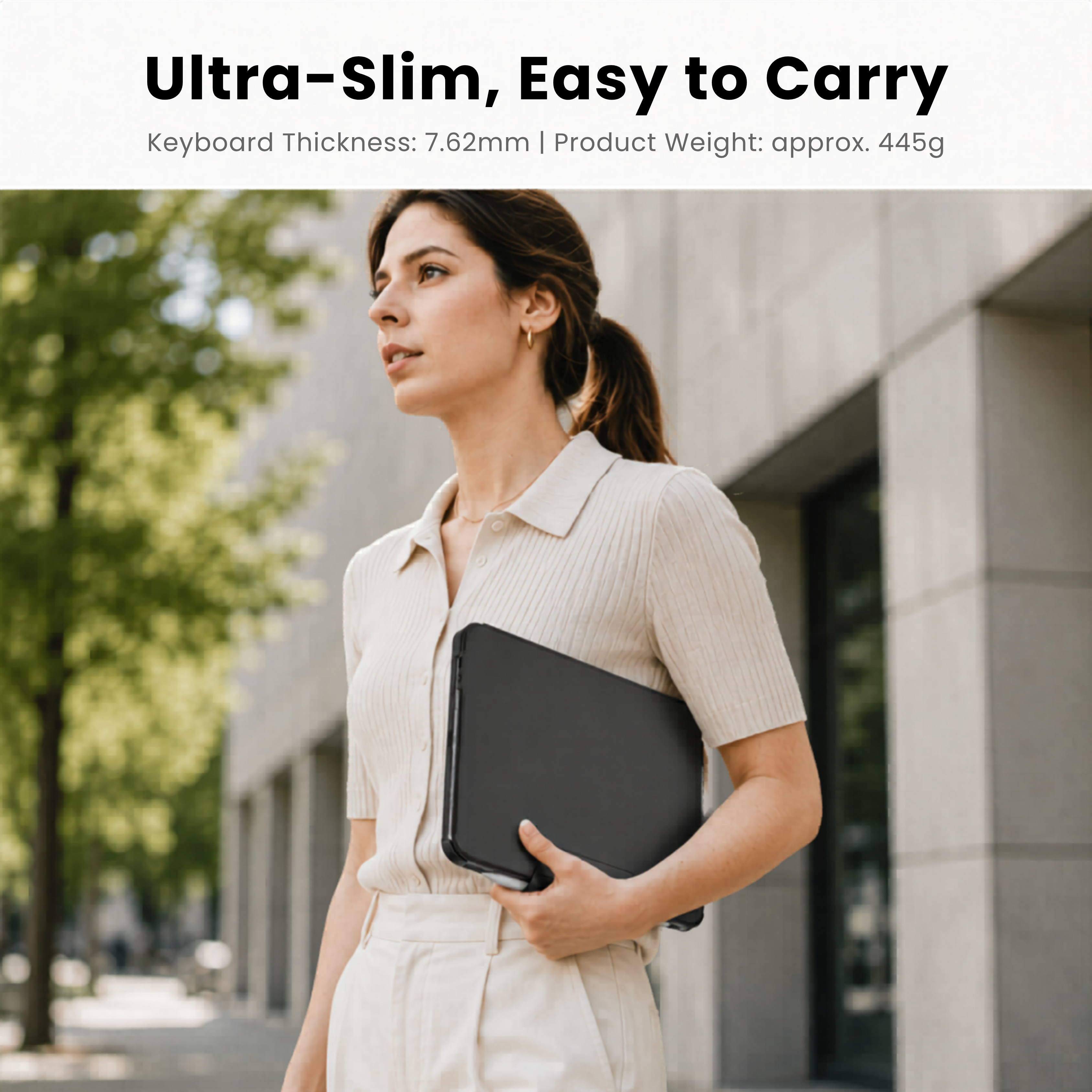 Lightweight Butterfly iPad Keyboard Case