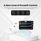 White 360° Rotating iPad Keyboard Case